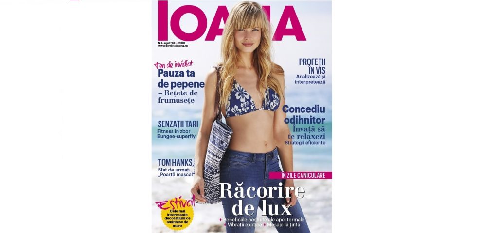 A apărut ediția de august 2020 a revistei Ioana!